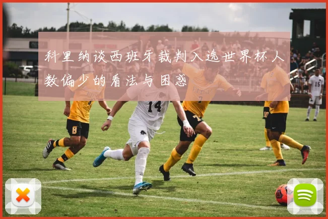 科里纳谈西班牙裁判入选世界杯人数偏少的看法与困惑